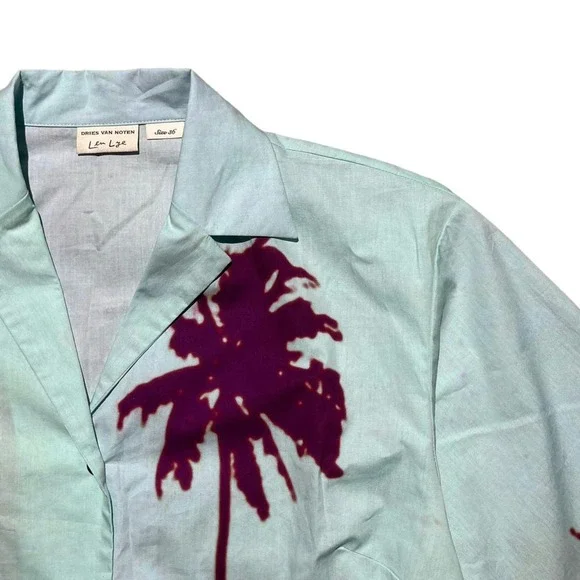 Dries Van Noten Len Lye Printed button down